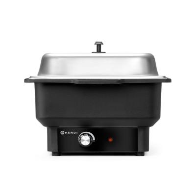Chafing dish elektrický Tellano, HENDI, Kitchen Line, GN 1/1, 9L, 230V/900W, 575x349x(H)278mm | 204825